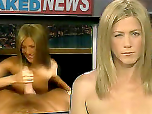 Jennifer Aniston and Cameron Diaz Stroking Cocks in Celebrity Porn Video